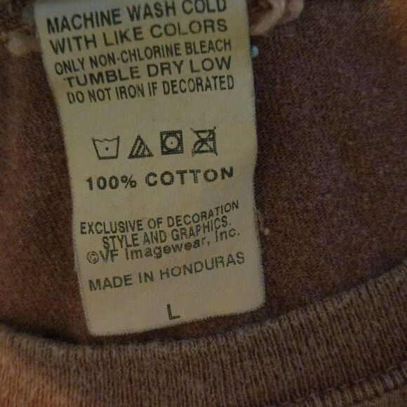 VTG Texas Rangers Large T Shirt Faded Grunge MLB Baseball Fan Y2K 90's - Picture 4 of 6